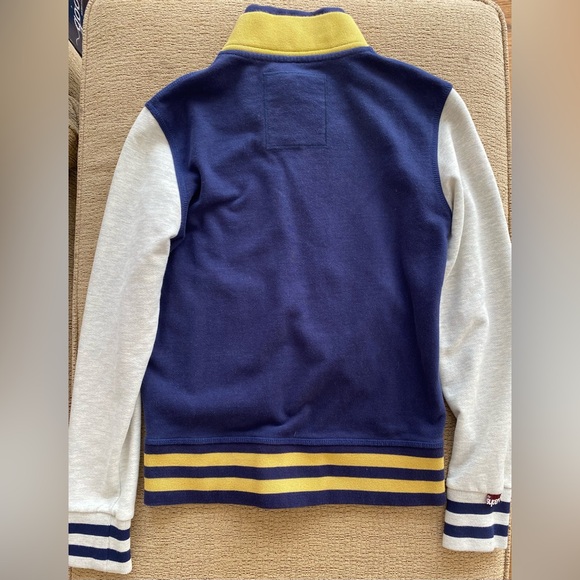 Superdry Logo Jersey Bomber Jacket size medium - Picture 6 of 6